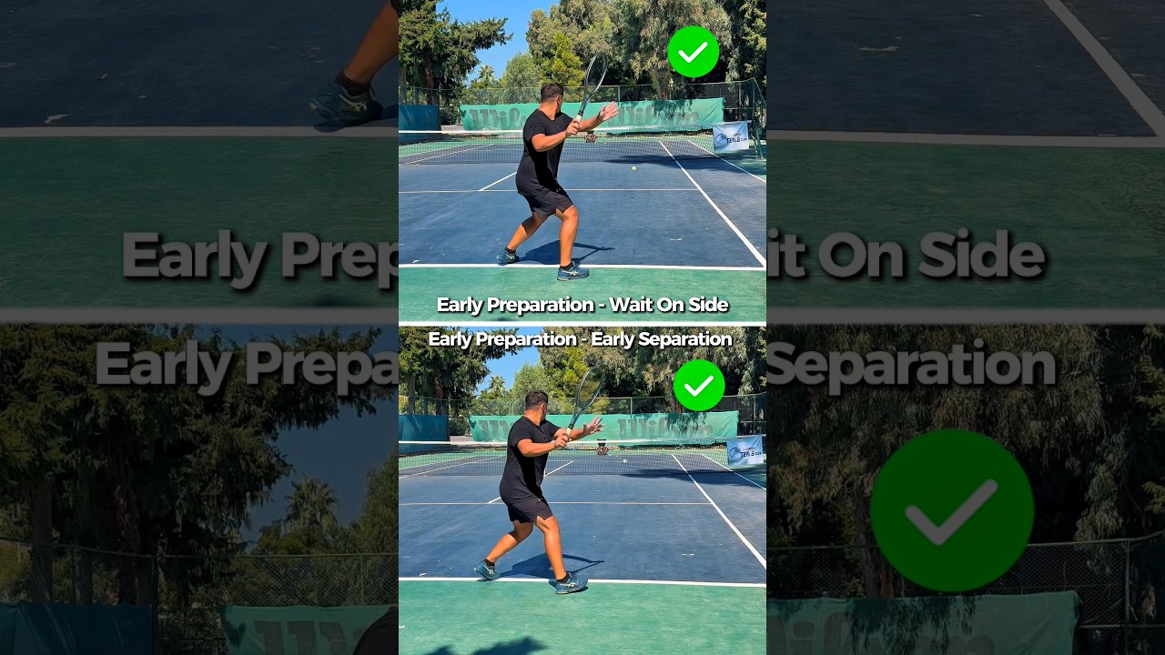 2 Different Ways To Prepare Early in Tennis 🤔