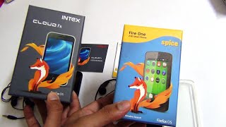 Intex Cloud FX VS Spice Fire One- Firefox OS Phones Detailed Comparison