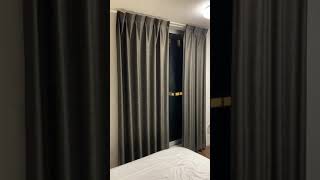 Close the curtain operated by Alexa スマートカーテン スイッチボット アレクサ