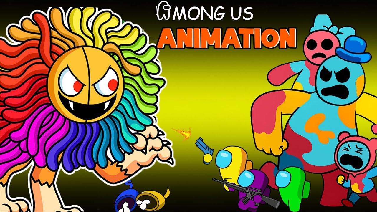 어몽어스Among Us VS DOEY Family Retake Bonus (Poppy Playtime 1-4) | AMONG US FUNNY ANIMATION