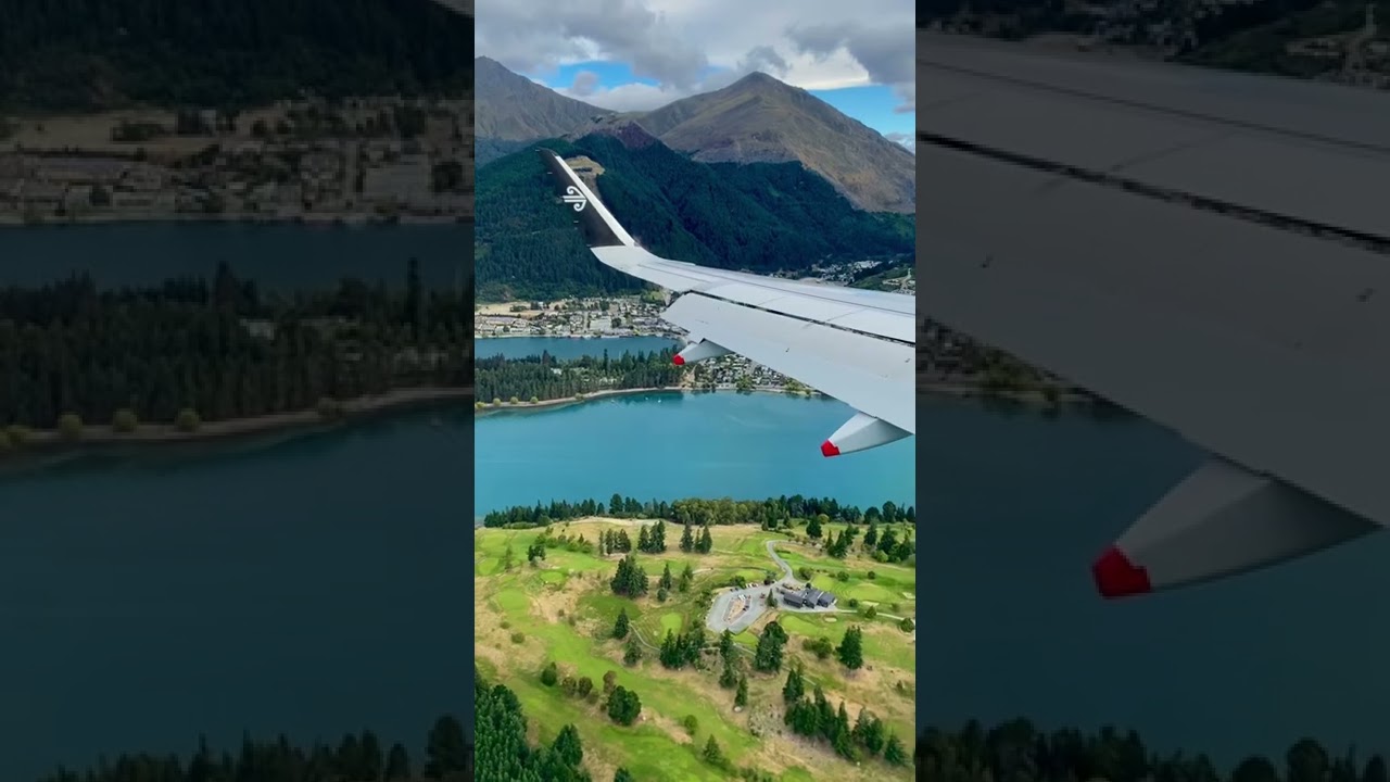 The most beautiful flight landing | Queenstown, NZ.