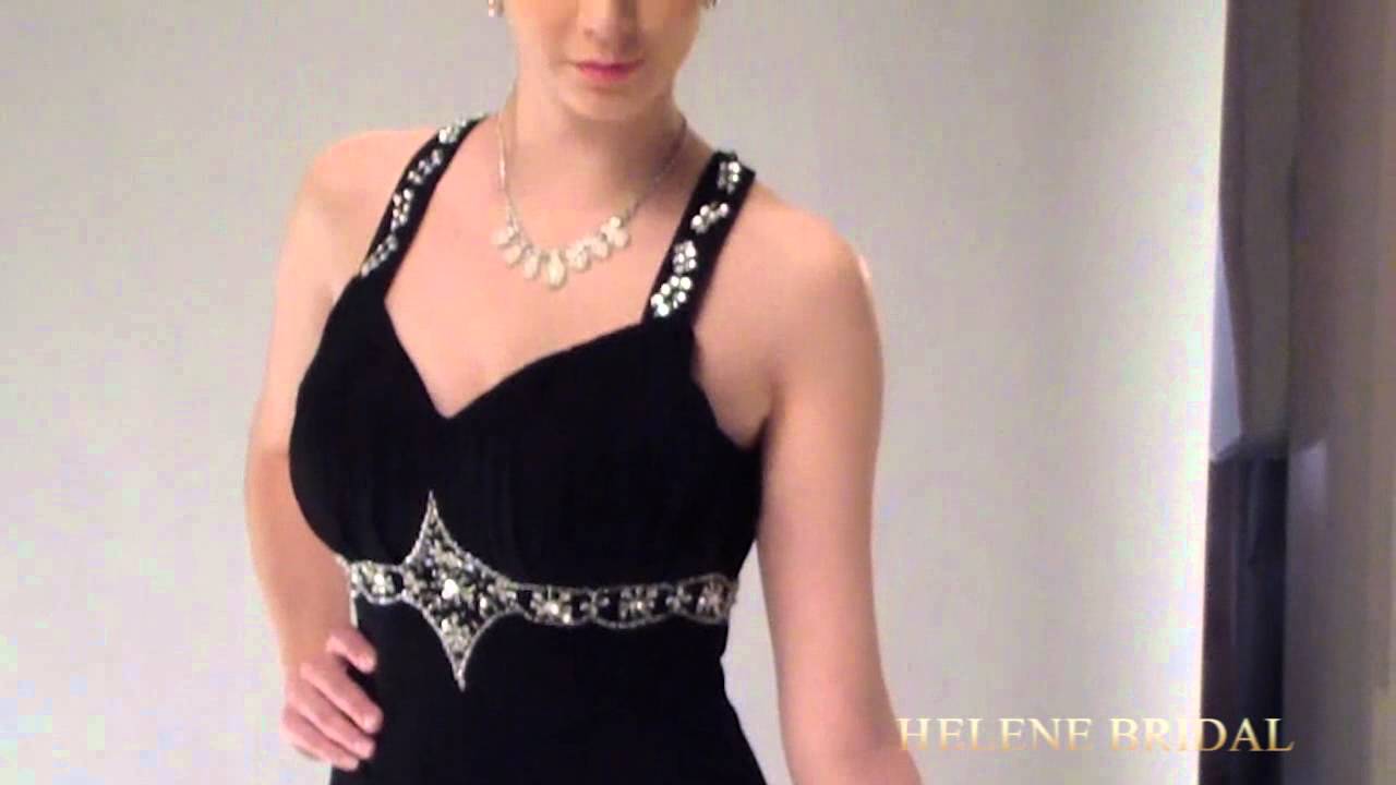 Sheath Sweetheart V-Neck Long Chiffon Mother of The Bride Dress - Style MD4591 - HeleneBridal.com