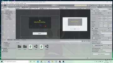 open panel on button click unity (unity tutorial)