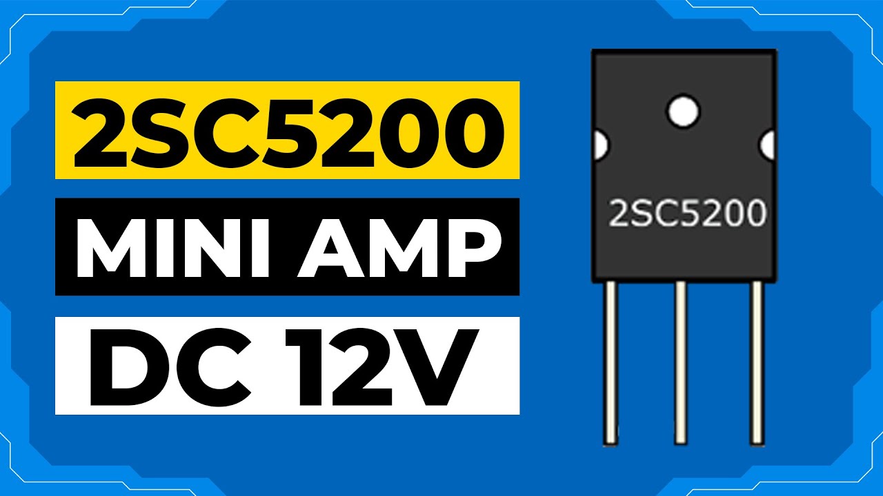 How to make c5200 amplifier mini audio amplifier | DIY Heavy Bass ...