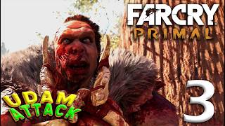 Far Cry Primal Gameplay Part 3 – Attack of the Udam 🪓🔥 Village Defense Battle |AK GAMER