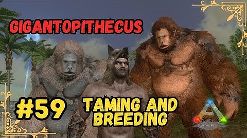 Taming And Breeding Gigantopithecus |ARK MOBILE|SEASON 2|PART 59