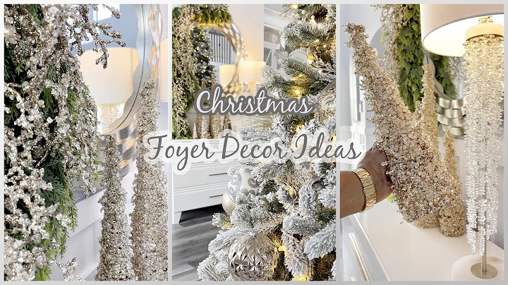 NEW! Christmas Foyer Decor Ideas