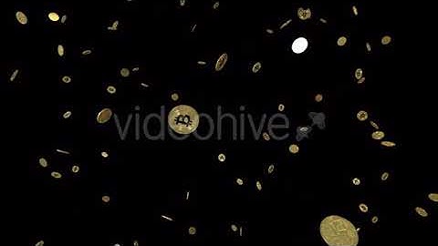 Bitcoin Falling 3D | Motion Graphics - Envato elements