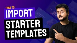 Import Complete Website from Starter Template