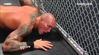 John Cena vs Randy Orton  - WWE RAW 2009  - Gauntlet Match Hell in a Cell HD