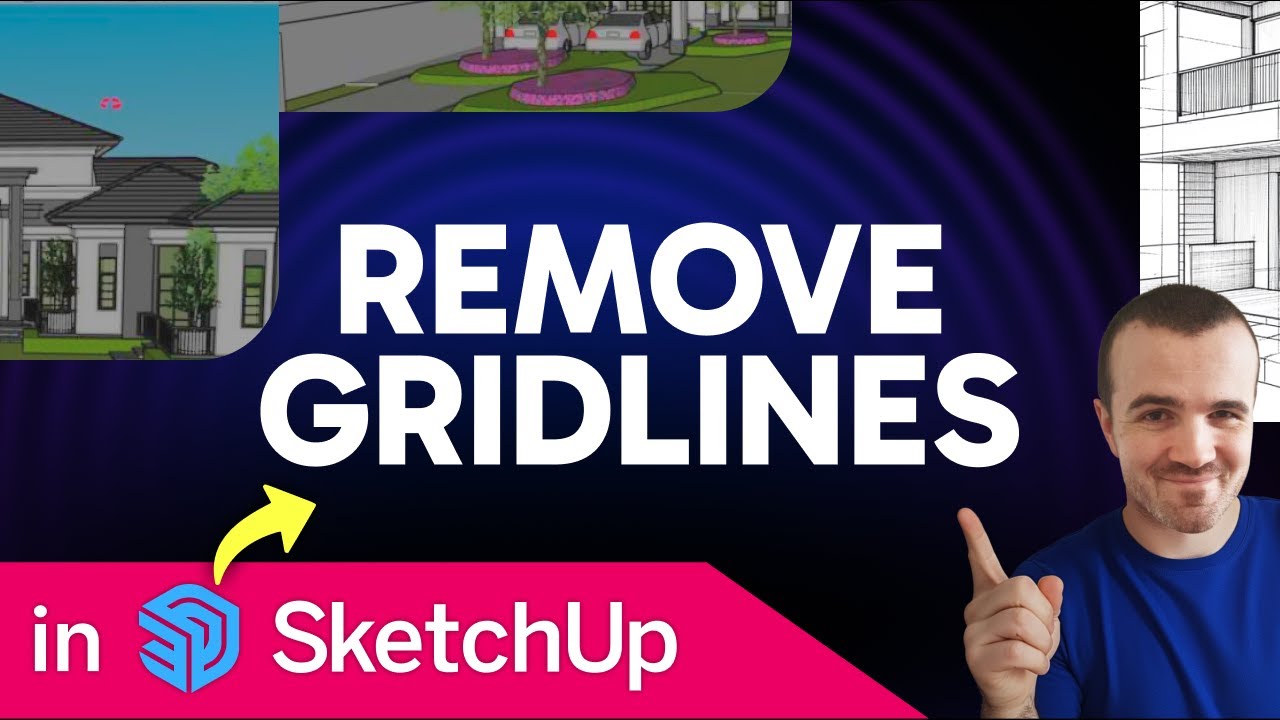 How to Remove Gridlines in SketchUp (Step by Step) - YouTube