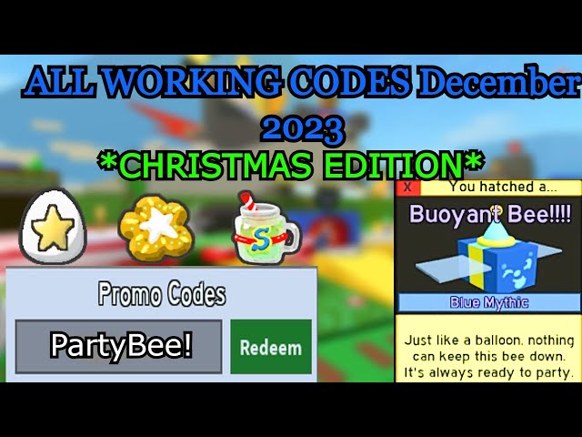 Bee Factory Codes for December 2023