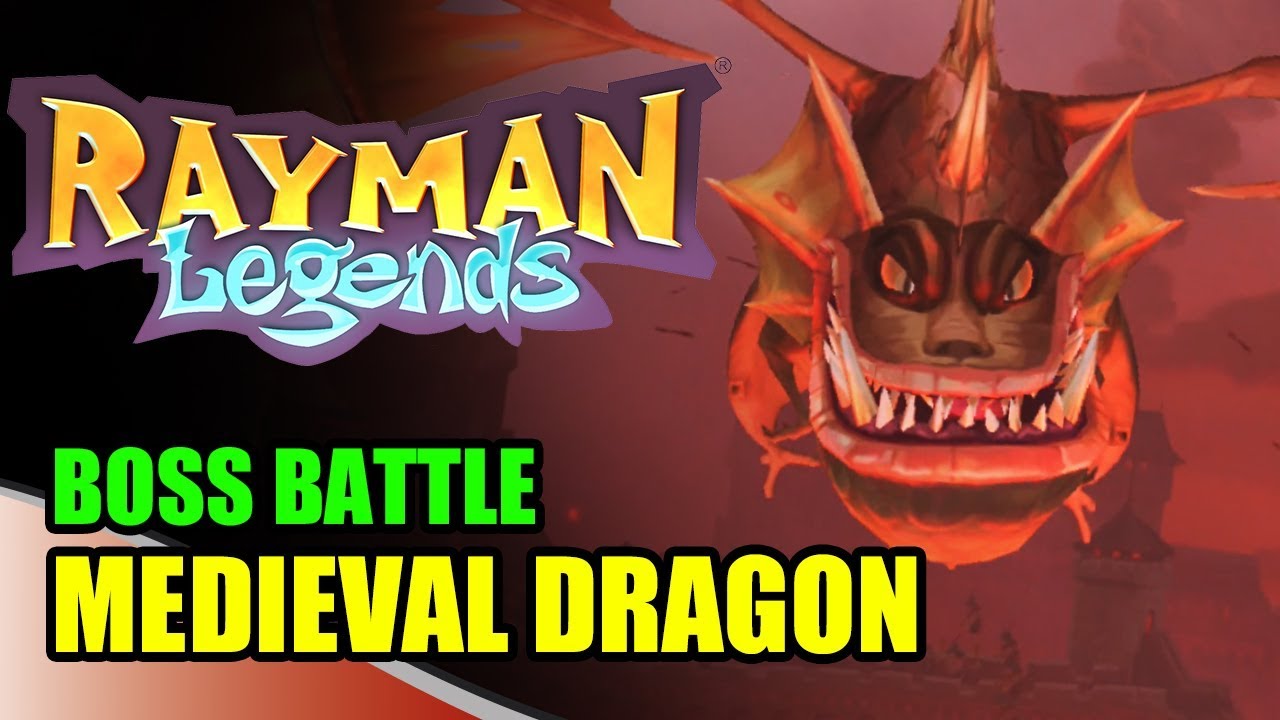 Rayman Legends - BOSS BATTLE: RAYMAN VS MEDIEVAL DRAGON