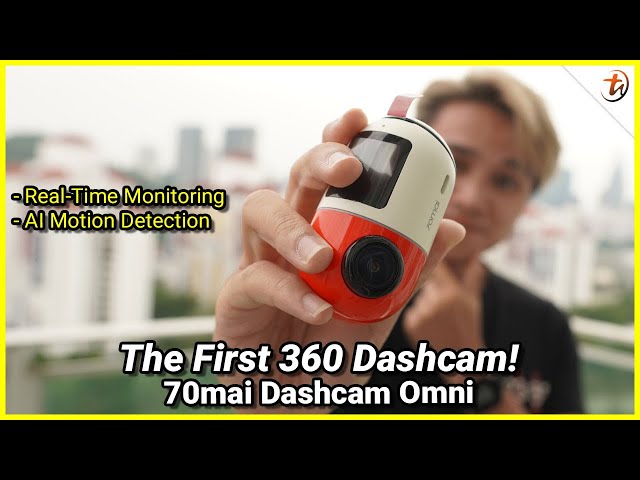 70mai Omni 1080p 360° Dash Cam Video Camera Black 128G