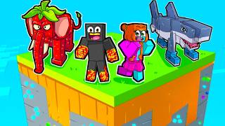 Sobrevivemos em uma Chunk Virando Brainrots no Minecraft!