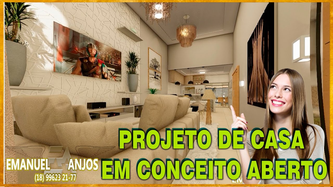 PROJETO DE CASA COM PÉ DIREITO DUPLO E ÁREA DE LAZER - YouTube