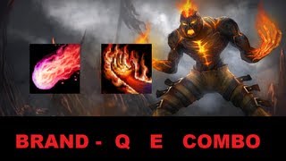 League Of Legends Brand Q E Combo German Guide