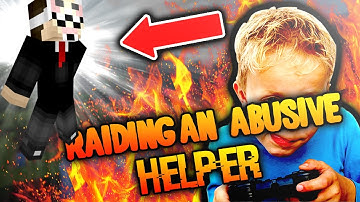 RAIDING AN  ABUSIVE HELPER (MapleCraft OP Factions)
