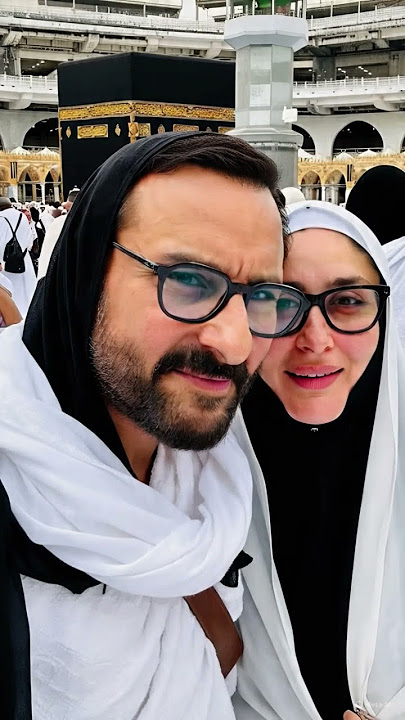 Ali Khan & Kareena Kapoor in Mecca 🕋 | Muslim Dress Selfie Viral #SaifAliKhan #Mecca #Bollywood