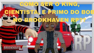 COMO SER O KINGOFYOUTUBE, CIENTISTA, E PRIMO DO BOB NO BROOKHAVEN RP.. *CONSEGUI FAZER ESSAS SKINS?*