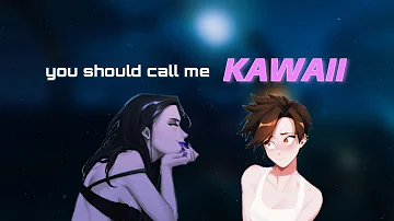 widowmaker x tracer — kawaii