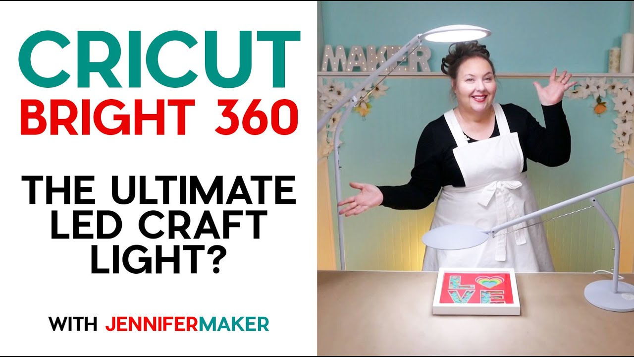 Cricut Bright 360 Lamp — мой честный обзор «лучшего» светодиодного светильника для рукоделия + пр...
