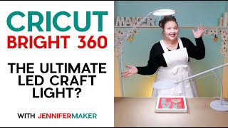 Cricut Bright 360 Lamp - My Honest Review of the Ultimate LED Craft Light  + Head-to-Head Tests! 