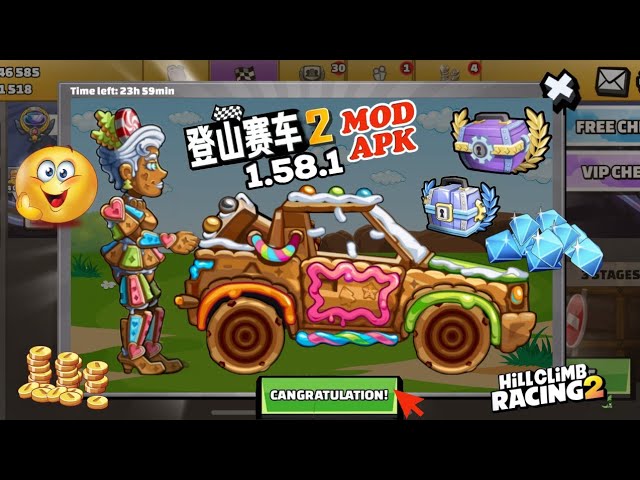 DOWNLOAD DO HILL CLIMB RACING APK MOD COM DINHEIRO INFINITO VERSÃO 1.58.0  ATUALIZADO 2023 