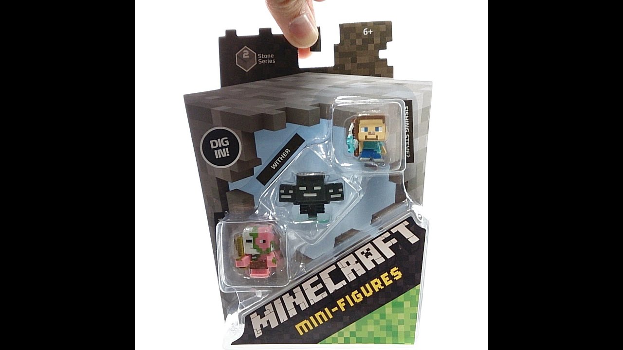 Minecraft Mini-Figures Stone Series 2 Three Pack Review! #4