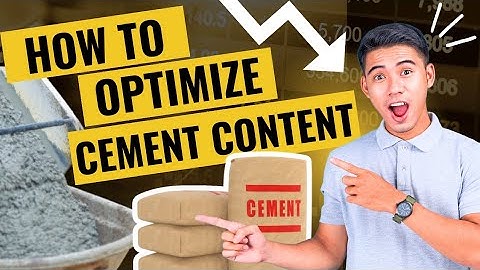 Optimize Cement Content using Statistical Tools (Recreated video) #concrete #construction #scc