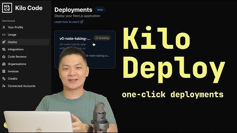 One-Click Deployments with Kilo Deploy