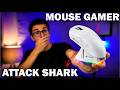 COMPREI! Mouse GAMER ATTACK SHARK X11 com Led RGB - ME SURPREENDEU?