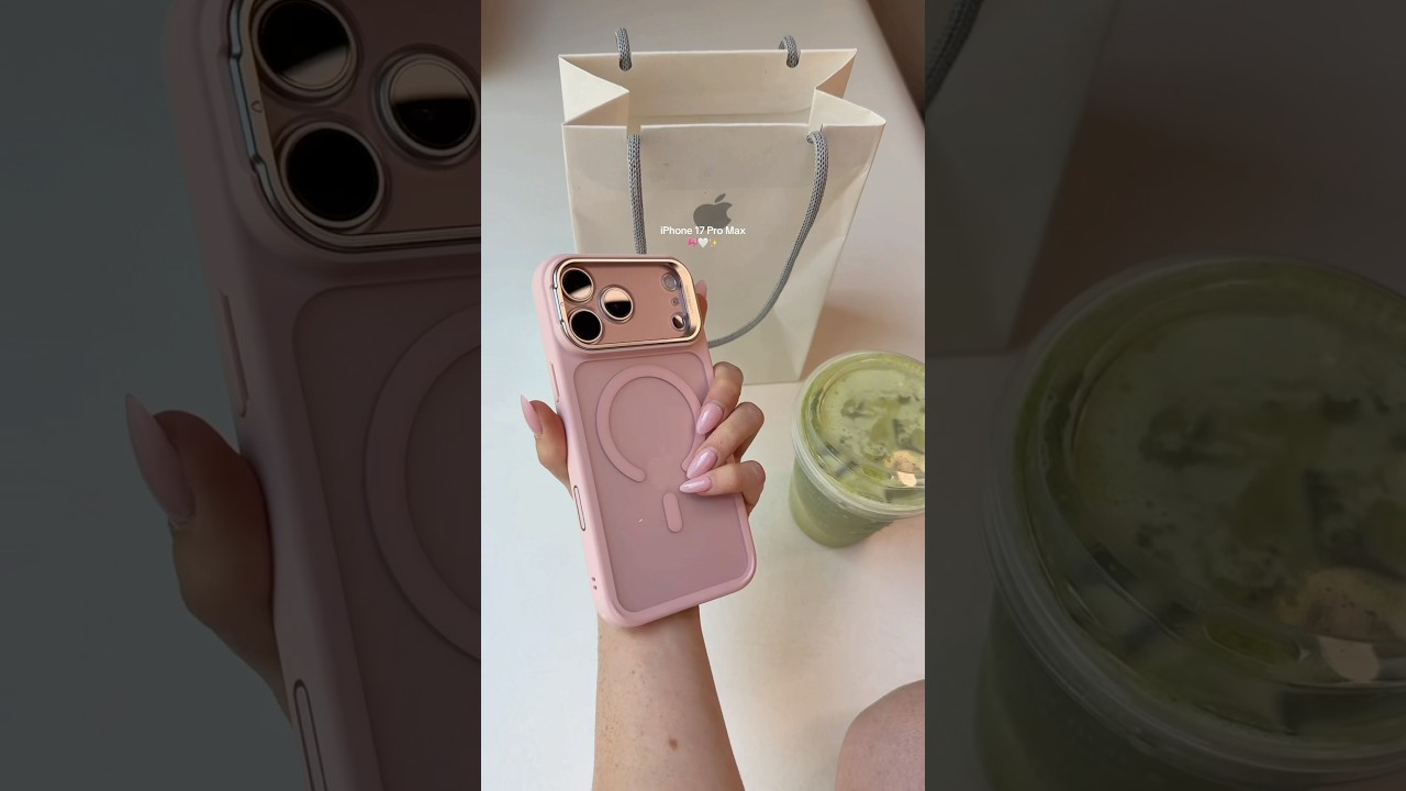 Pink iPhone 17 Pro Max 🎀 #apple #iphone #iphone17promax
