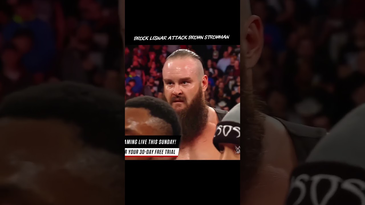 Brock Lesnar attack Brown strowman 😱||