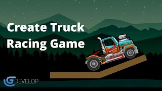 How to make Truck Racing Game in Gdevelop | Physics Engine GDevelop screenshot 4