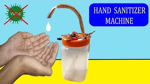 Build a Automatic Hand Sanitizer Machine at home