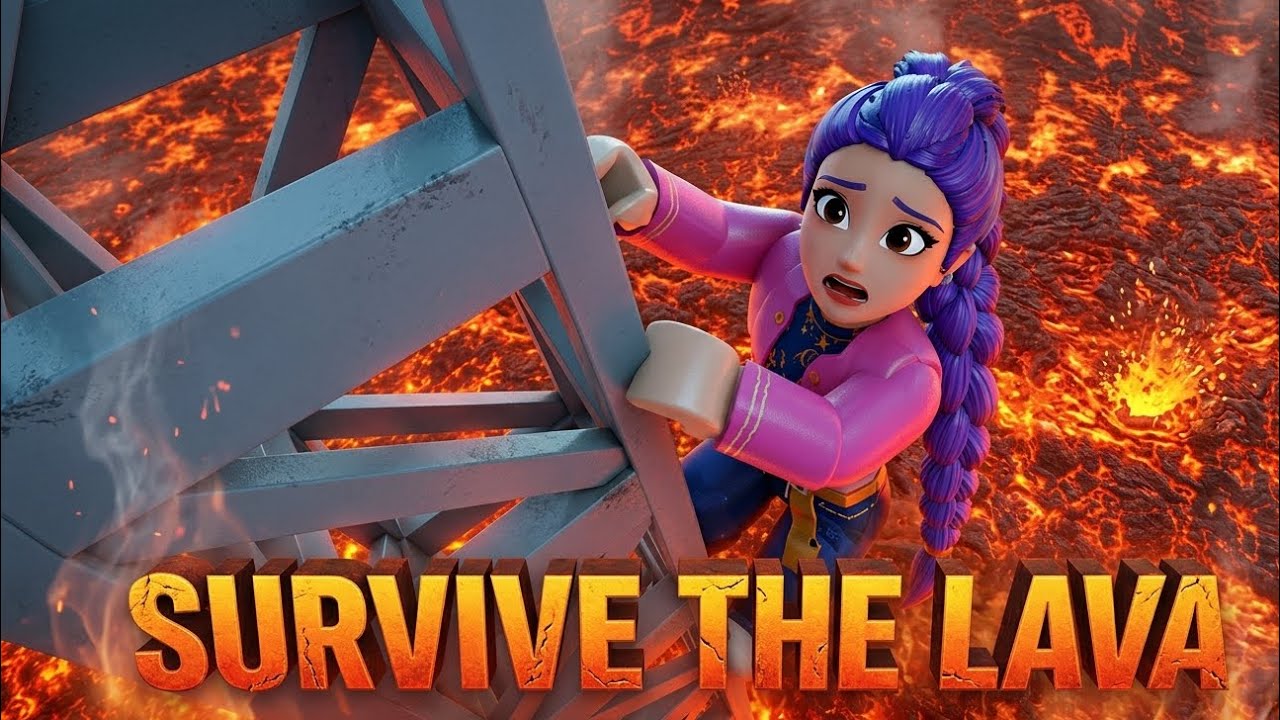 ONLY 1% CAN SURVIVE! 🔥 The Lava is Rising! Everything is LAVA! How long ...