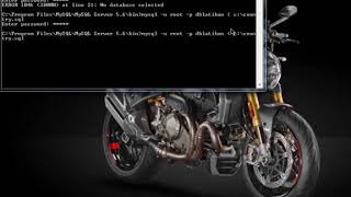 Import MySQL dengan Command Prompt