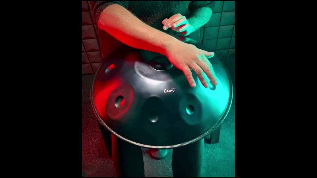 Handpan D Amara 9 en acero nitrurado, Cenit Handpans