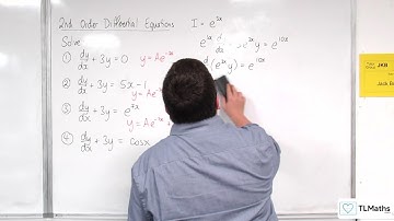 A-Level Further Maths I5-02 2nd Order Differential Equations: Returning to 1st Order DEs