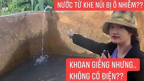 Gia đình anh Lầu Mí Vư nhiều năm phải sử dụng nước khe suối không đảm bảo sức khoẻ??