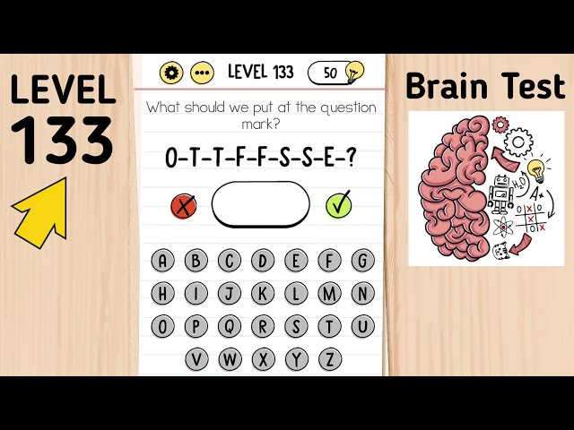 Brain Test Level 133 Answers • Game Solver
