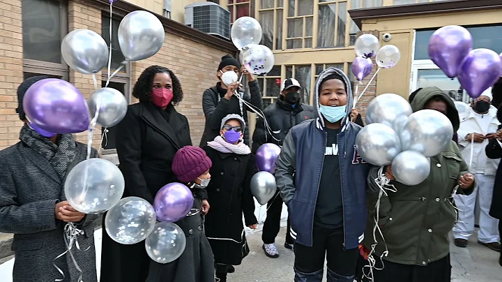 Memorial Balloon Launch For Mother Mildred Perkins