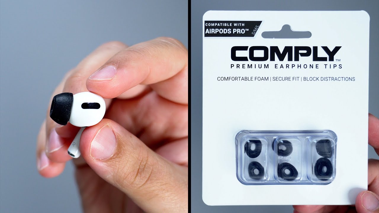 With Comply's Foam Tips Pro - MacRumors