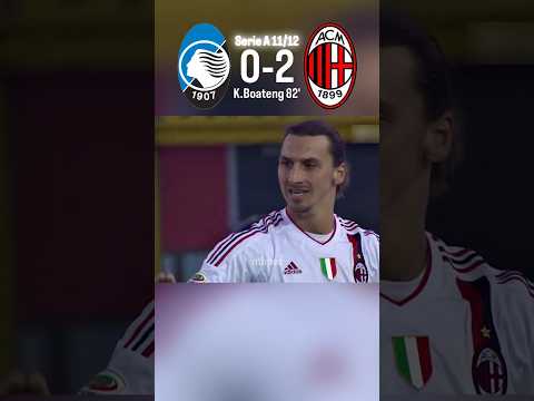 Video Atalanta Vs Ac Milan Serie A 11/12 #1minute