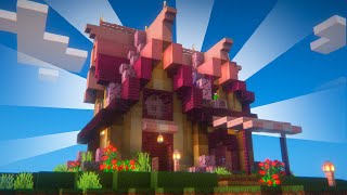 Tutorial: Celeiro de Cerejeira Fácil para Minecraft 1.20 