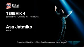 Fourth Best Poetry Reading H.B. Jassin Cup 2025 - Stevanus Asa Jatmiko (Kudus)