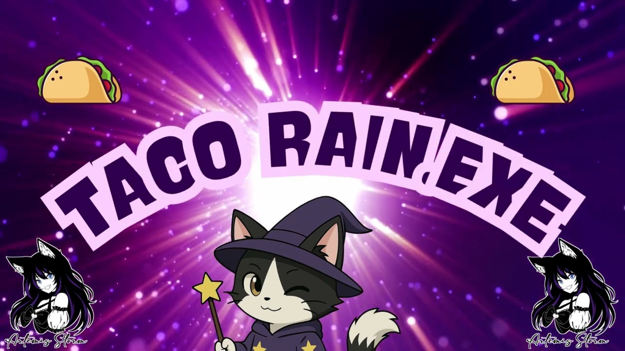TACO RAIN.EXE (Wizard Cat Nana's Theme Song! Official Audio. Chaos Mansion™ Song.)
