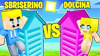 CASA ALTA SBRISERINO CONTRO CASA ALTA DOLCINA!!  Minecraft ITA