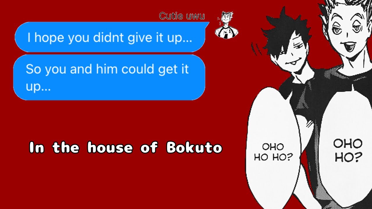In the house of Bokuto~ // Hellhva boss music video // Haikyuu Text